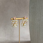 Shyla Pink Crystal choker Set - Ahseya & Co