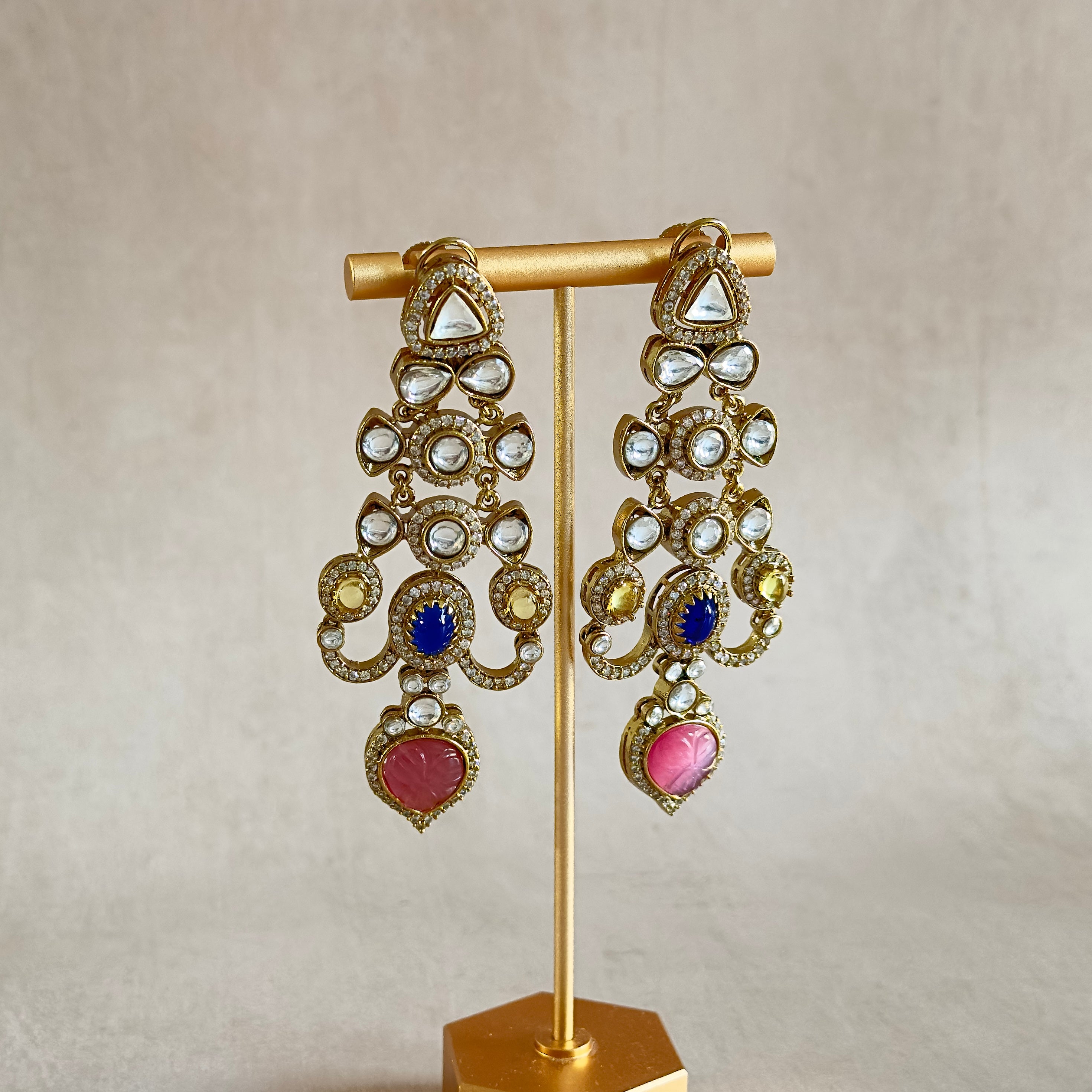 Karima Crystal Earrings - Ahseya & Co