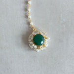 Yasmina Green Crystal Pearl Mala Set - Ahseya & Co