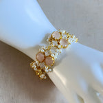 Amara Pink Crystal Bracelet - Ahseya & Co