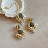 Holly Crystal Tikka Set - Ahseya & Co