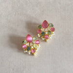 Zara Pink Stud Earrings - Ahseya & Co
