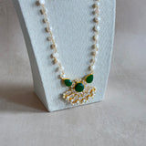 Yasmina Green Crystal Pearl Mala Set - Ahseya & Co