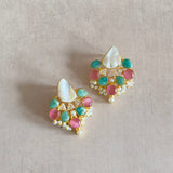 Zara Pearl Stud Earrings - Ahseya & Co