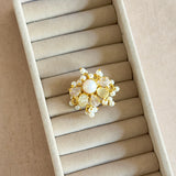 Kiara Grey Pearl Ring - Ahseya & Co