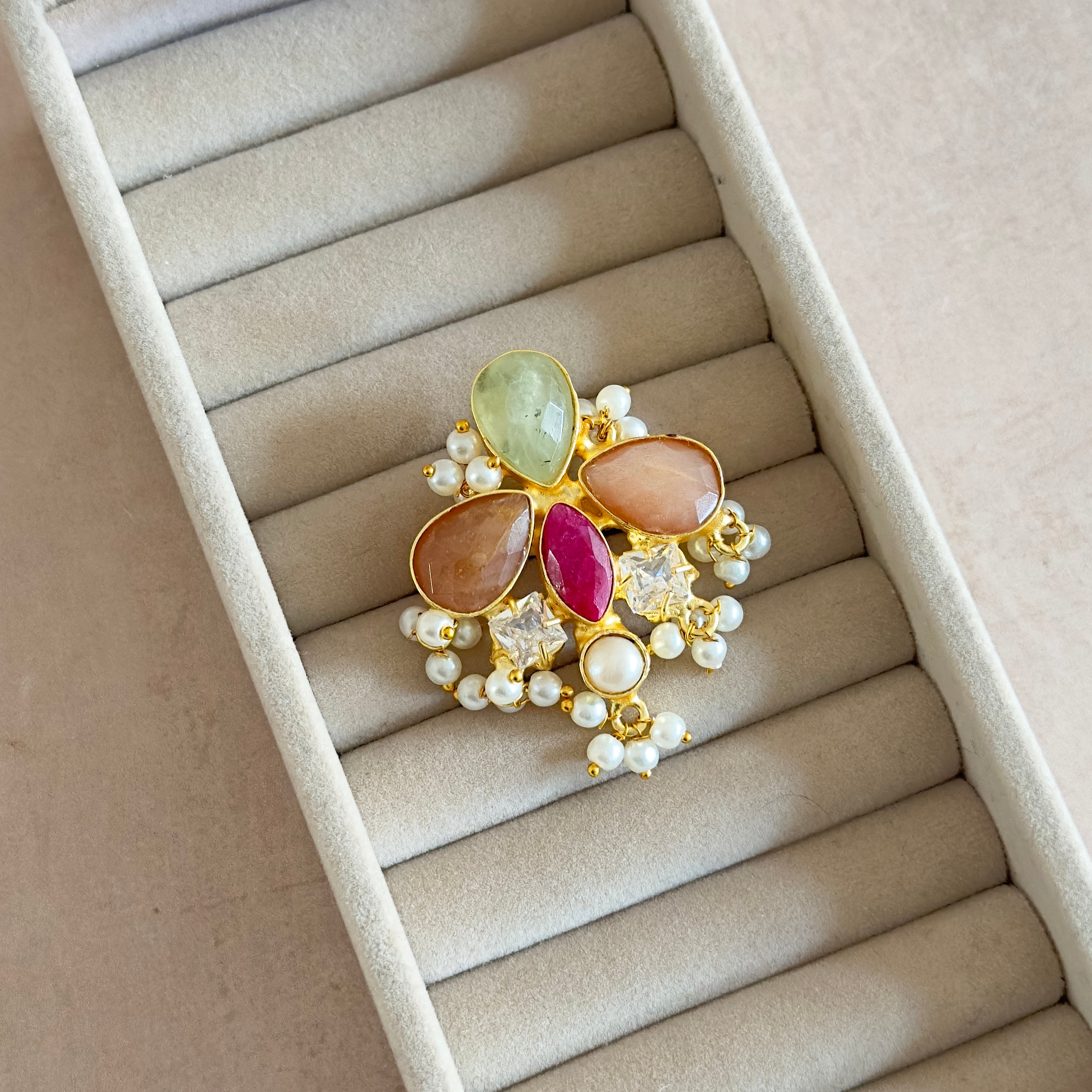 Avaya Peach Ring - Ahseya & Co