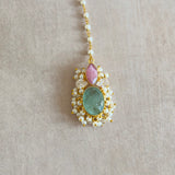 Layali Mint Pink Choker Set - Ahseya & Co