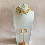 Layali Mint Pink Choker Set - Ahseya & Co