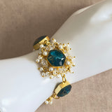 Nooriyah Teal Bracelet - Ahseya & Co