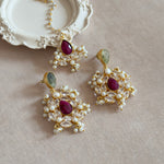 Imaanah Olive Tikka Set - Ahseya & Co