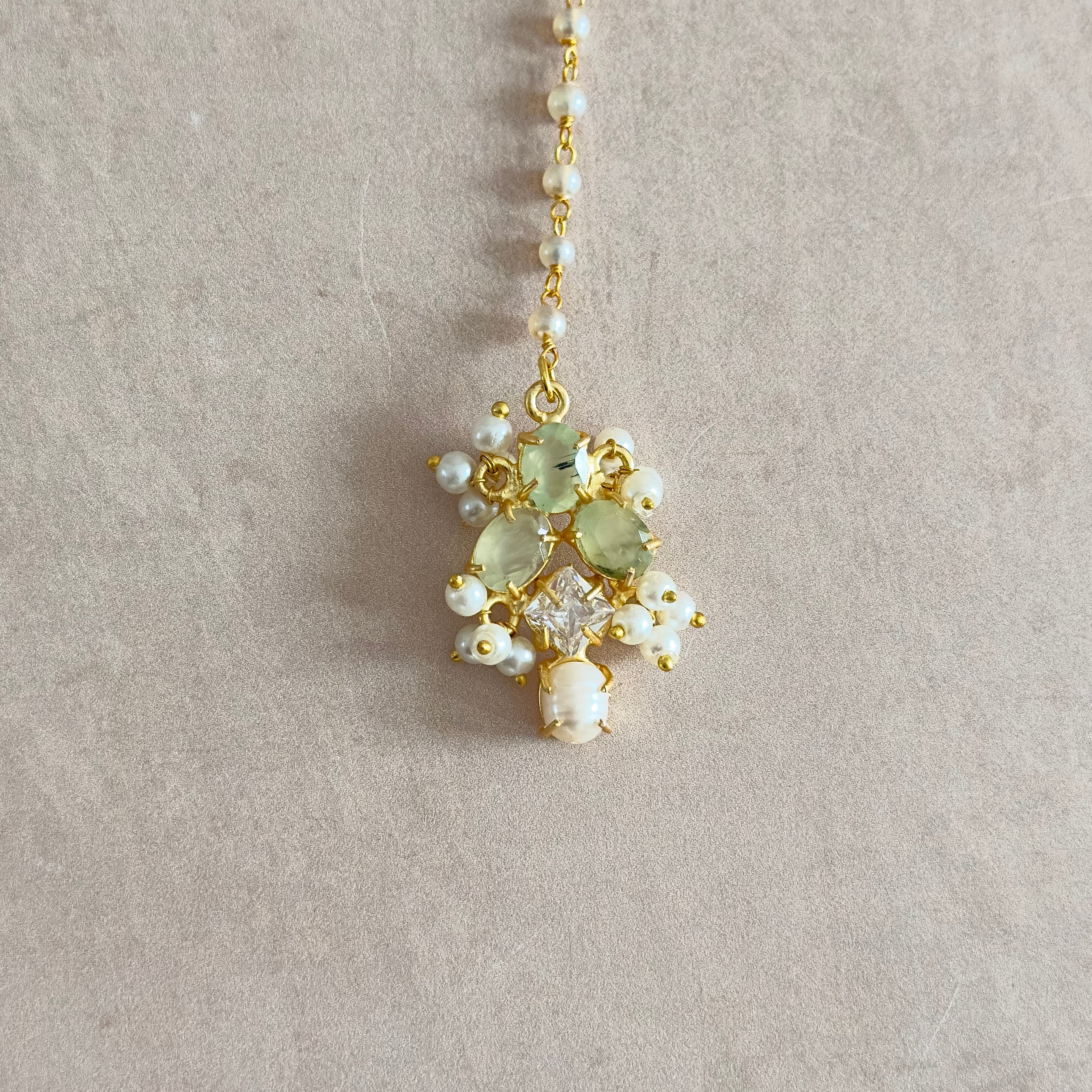 Elouise Olive Necklace Set - Ahseya & Co