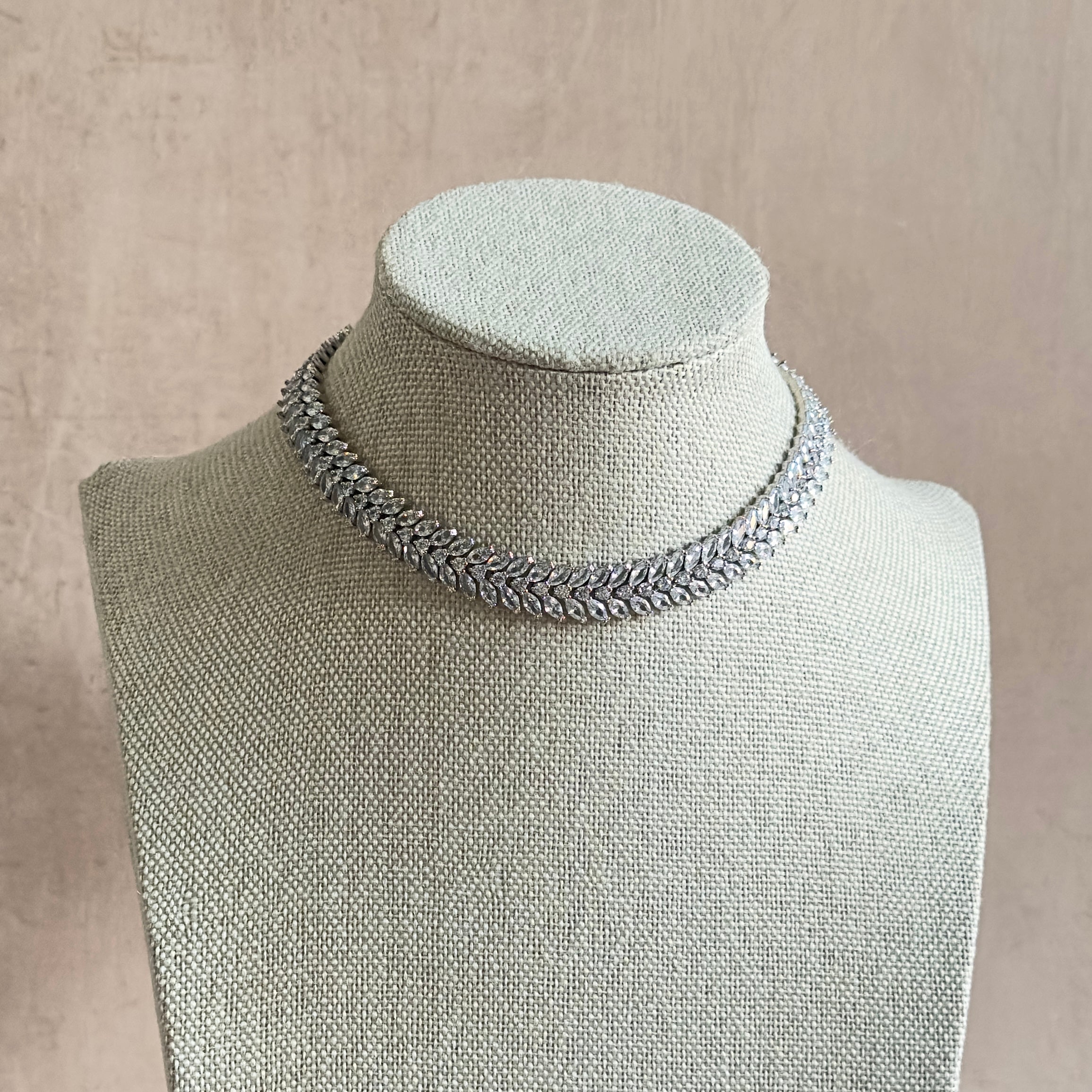 Kimora Link Crystal Choker - Ahseya & Co