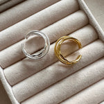 The Sasha Textured Ring is a sophisticated expression of modern minimalism. Crafted with three layers of 925 sterling silver, this adjustable ring is a timeless statement of elegance. Its subtle textured finish and adjustable size make this a perfect choice for the modern woman. Adjustable one size