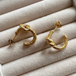 Gold Knotted Earrings - Ahseya & Co.