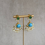 Sadie Turquoise Drop Earrings - Ahseya & Co