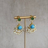 Sadie Turquoise Drop Earrings - Ahseya & Co
