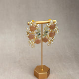 Vittoria Peach Olive Necklace Set