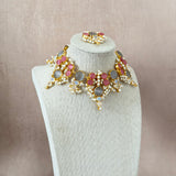 Leona Grey Crystal Necklace Set