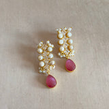 Dova Pink Pearl Drop Earrings