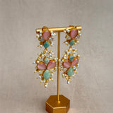 Lottie Pink Drop Earrings - Ahseya & Co