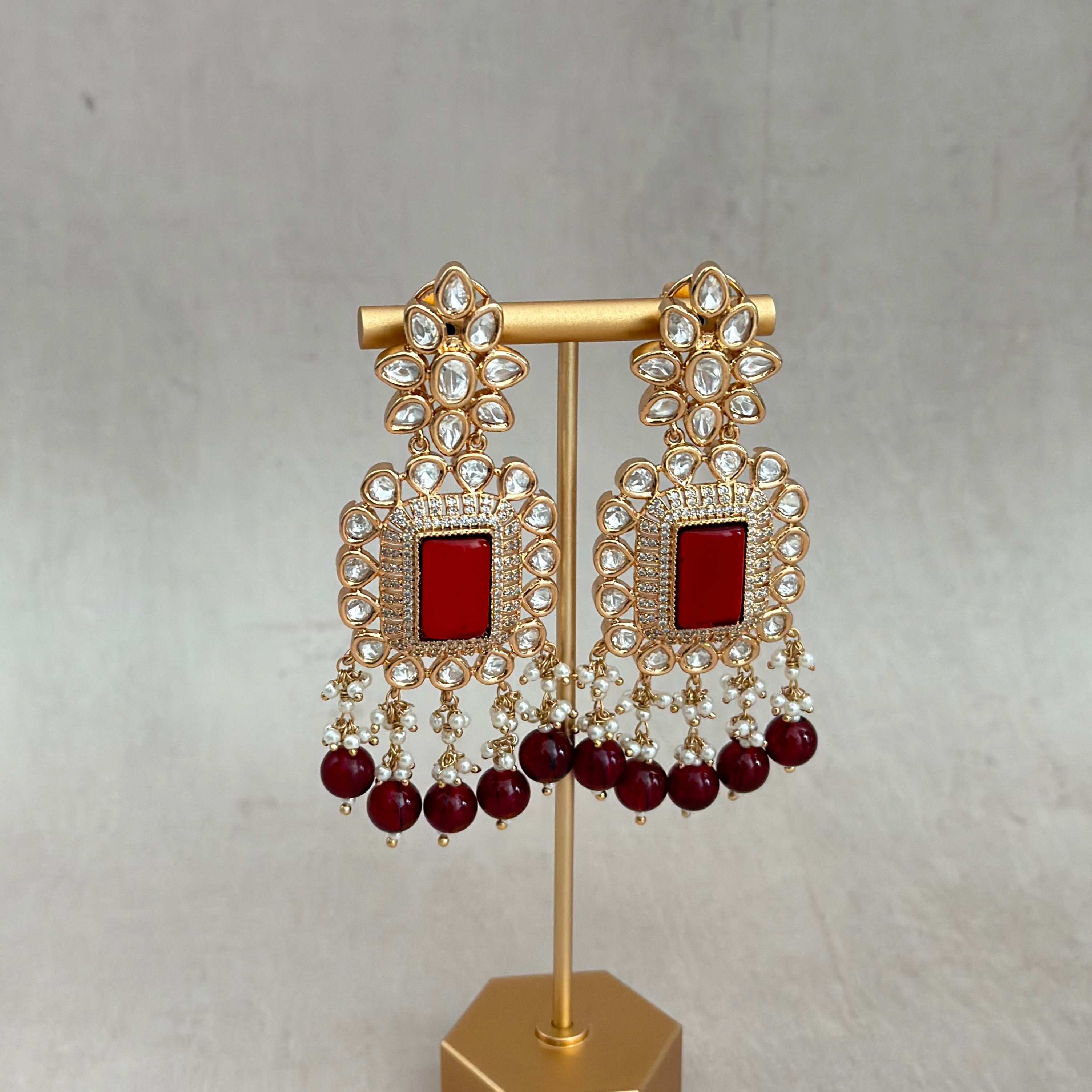 Anushka Ruby Kundan Choker Set - Ahseya & Co