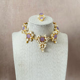 Miah Lilac Choker Set