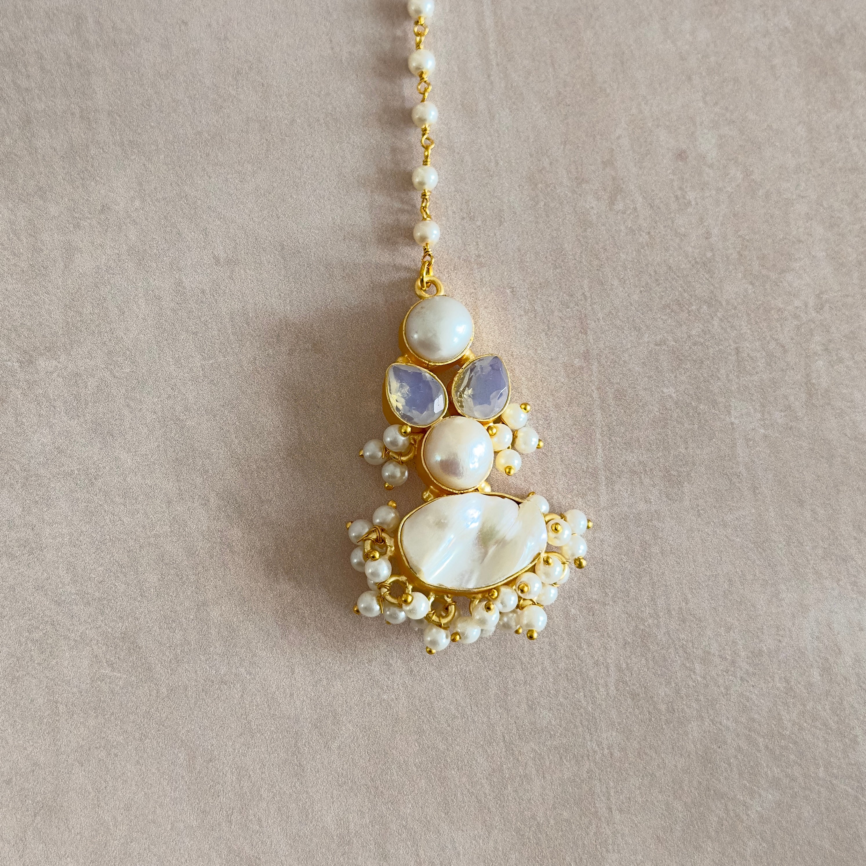 Annabella Pearl Necklace Set - Ahseya & Co