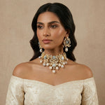 Dania Pearl Choker Set - Ahseya & Co