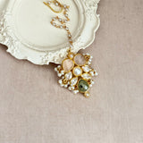 Delara Rose Olive Necklace Set