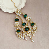 Yasmine Emerald Pearl Jhumar