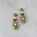 Bisan Jade Pearl Drop Earrings - Ahseya & Co