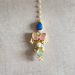 Bali Blue Pink Necklace Set - Ahseya & Co