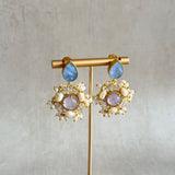 Hina Blue Drop Earrings - Ahseya & Co