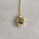 Laurel Olive Crystal Choker Set - Ahseya & Co