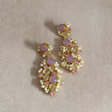Celeste Lilac Drop Earrings - Ahseya & Co