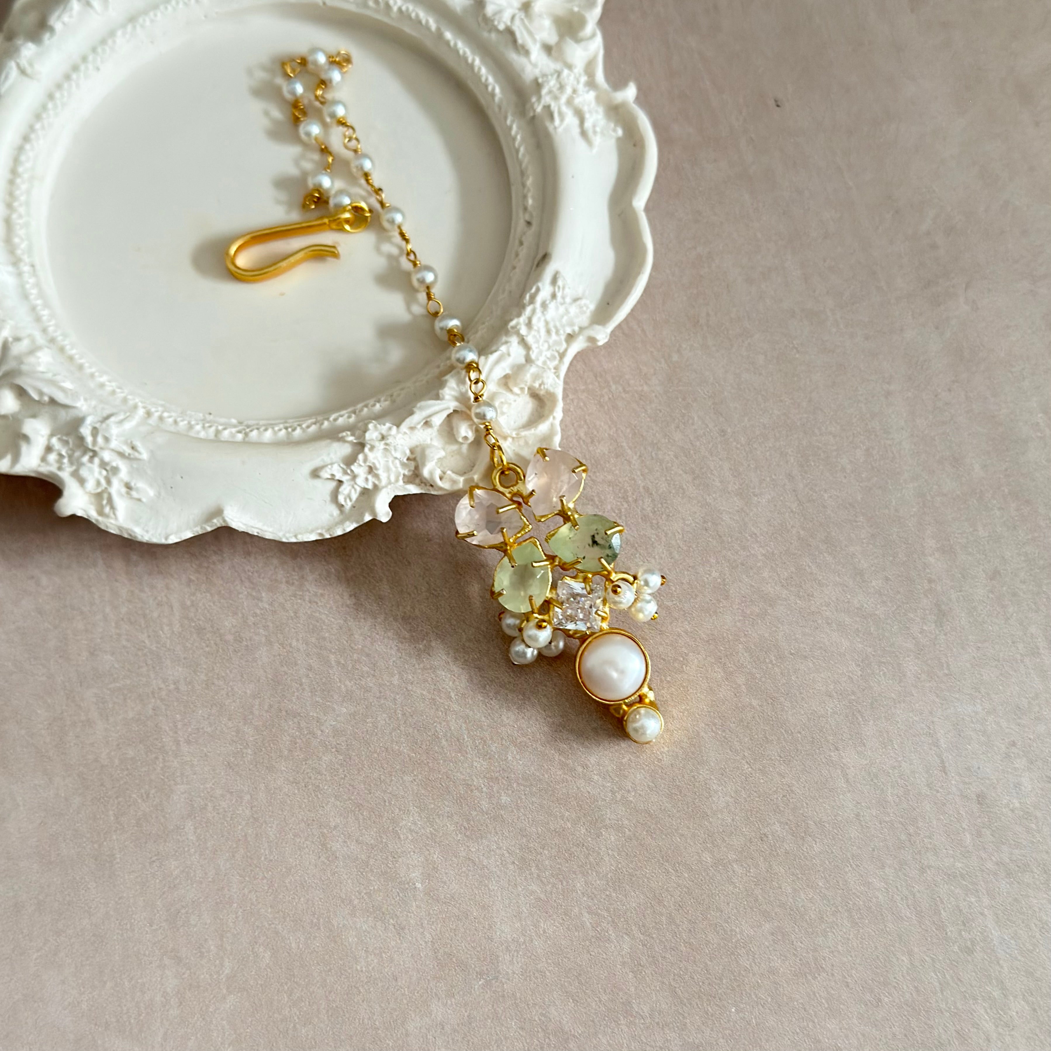 Blake Rose Olive Pearl Tikka - Ahseya & Co