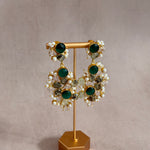 Celeste Green Drop Earrings - Ahseya & Co