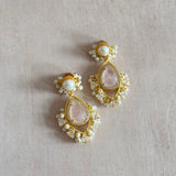 Stella Pink Pearl Drop earrings - Ahseya & Co