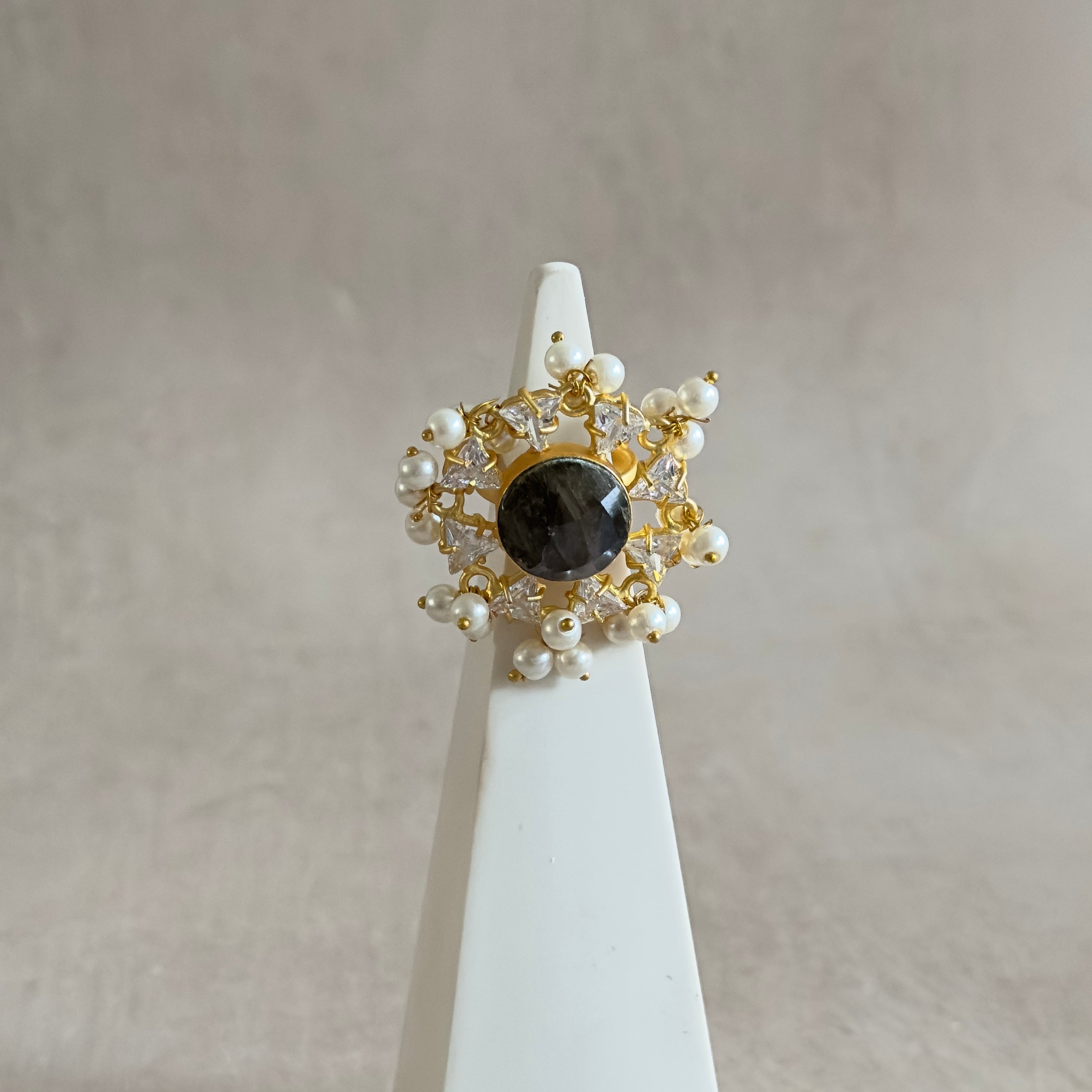 Elouise Crystal Ring - Ahseya & Co