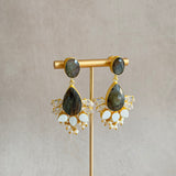Harita Crystal Drop Earrings - Ahseya & Co