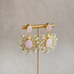 Skyla Pink Pearl Drop Earrings - Ahseya & Co