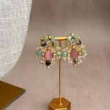 Verona Pink Jade Choker Set