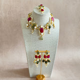 Bali Olive Pearl Necklace Set