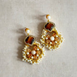 Zaylee Tiger Crystal Drop Earrings - Ahseya & Co