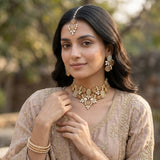 Areej Peach Necklace Set