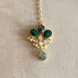 Mireya Green Crystal Choker Set