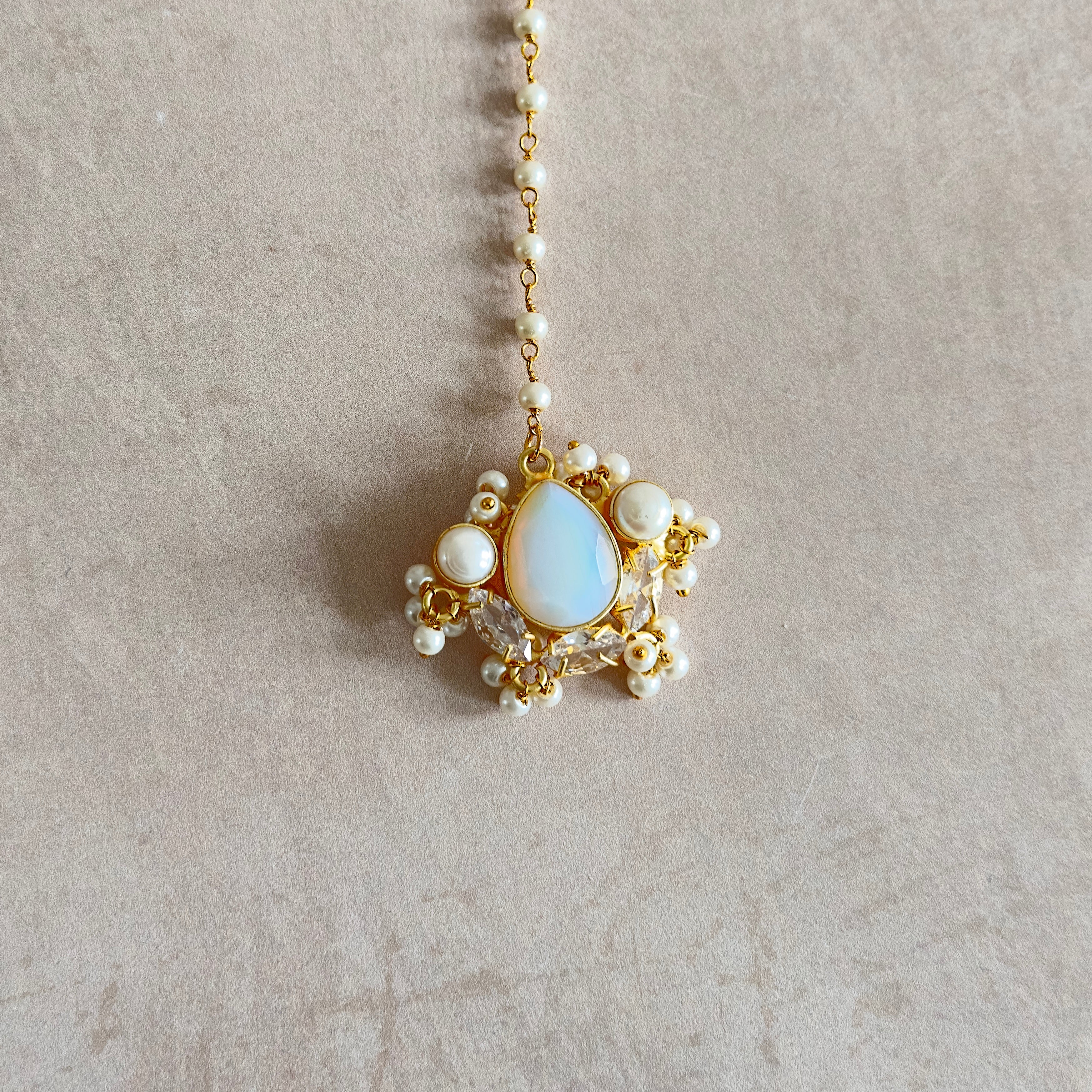 Sahara Crystal Pearl Mala Set - Ahseya & Co
