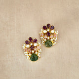 Thalia Purple Stud Earrings