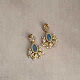 Harmoni Blue Crystal Drop Earrings