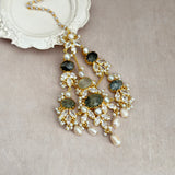 Yasmine Olive Pearl Jhumar
